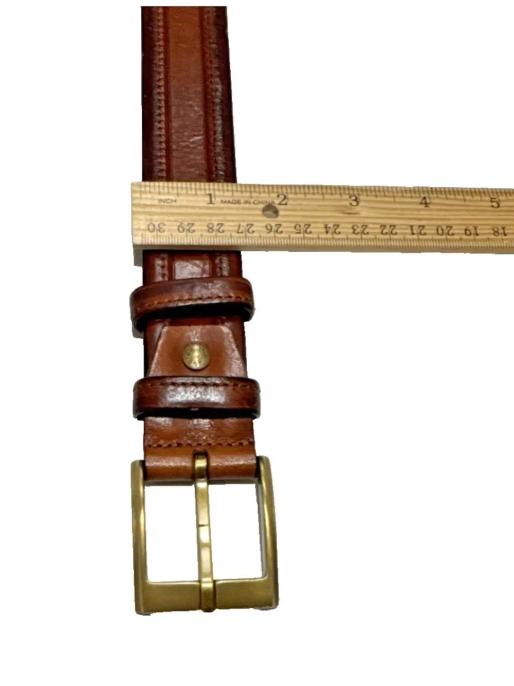 The Bridge Firenze Genuine Leather Belt Made In Italy (100-115cm) L-XL